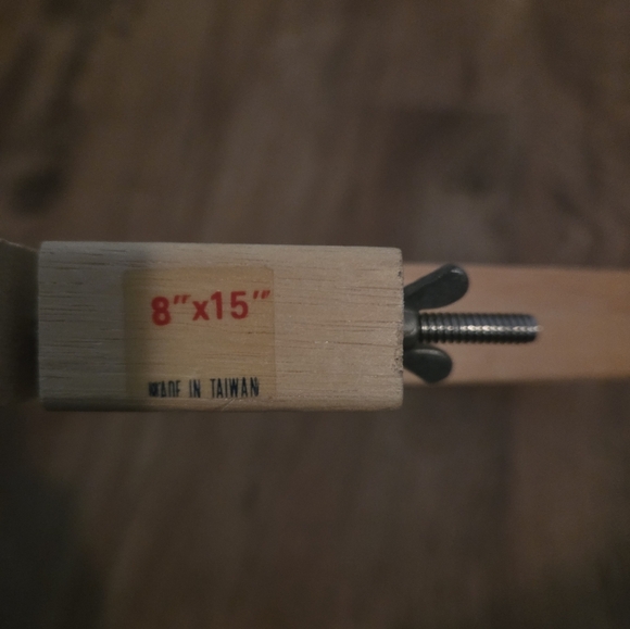 Wooden Quilting Embroidery Hand Sewing Hoops Wing Nut Lot of 3 Taiwan - Picture 5 of 7